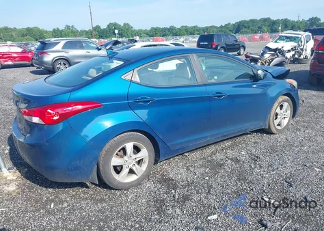 2013 Hyundai Elantra Gls from USA, damaged, VIN KMHDH4AE5DU952580